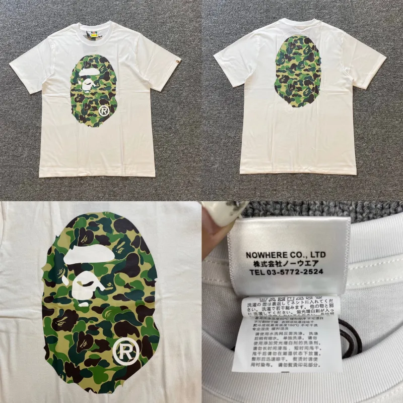 BAPE Ape Head Tee Camo Ape Head