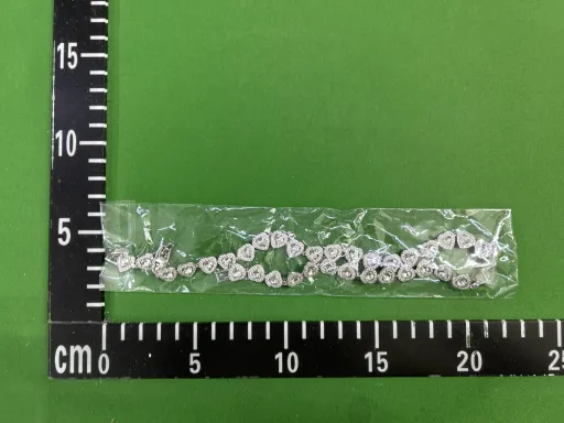 爱心罗马白金大项链