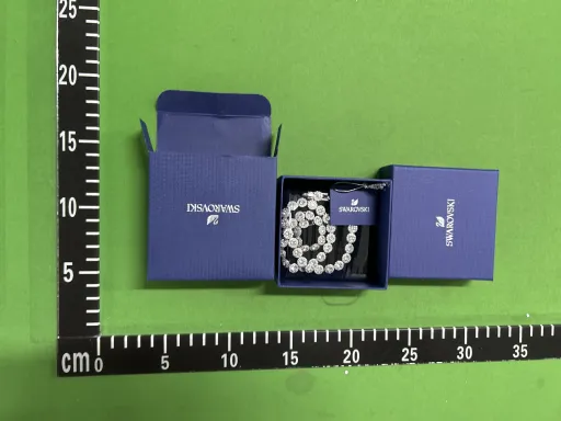 白水晶罗马白金项链