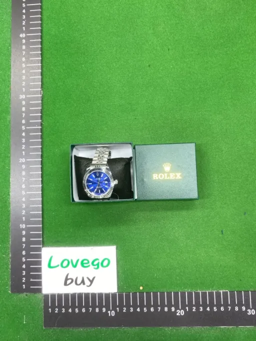 Log imitation mechanical strip engraved silver blue