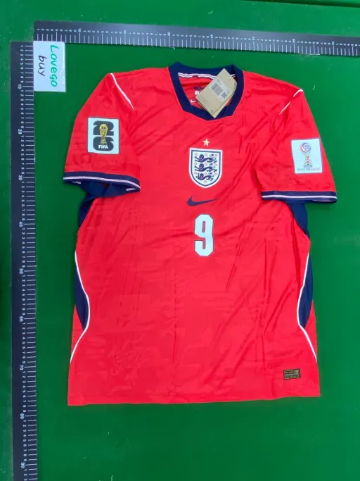 26 england away jersey + printed #9 star + armband
