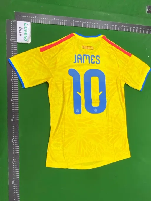 26 colombia home jersey + printed #10 star