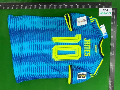 26 colombia away + printed no. 10 star + world cup