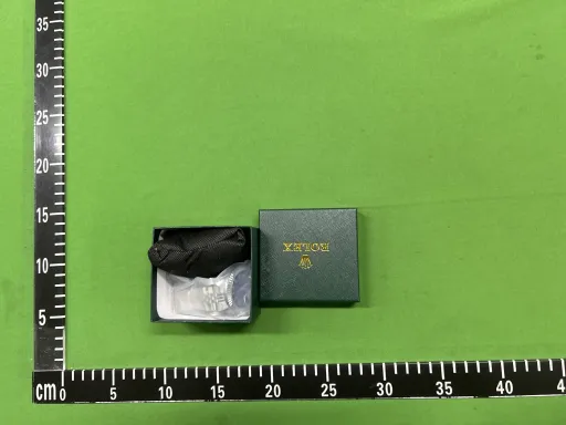 日志仿机械条刻银蓝