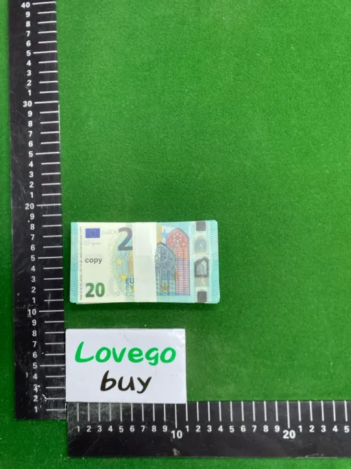 Size: New version of euro-20 face value, 100 pieces in a pack