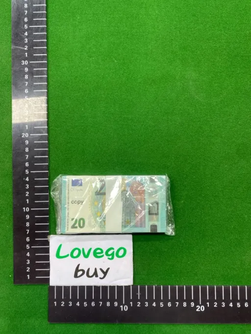 Size: New version of euro-20 face value, 100 pieces in a pack