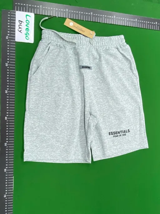 2404 dark gray flocked shorts
