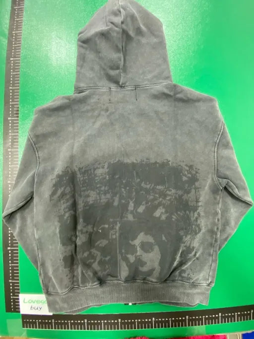 Er830 hooded zipper sweatshirt