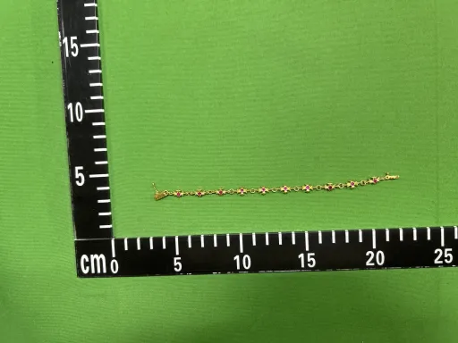 金色粉钻手链18cm