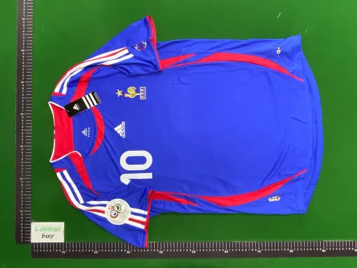 2006 france home jersey #10 with armband