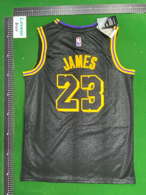 Lakers 23 City Edition Snakeskin Black