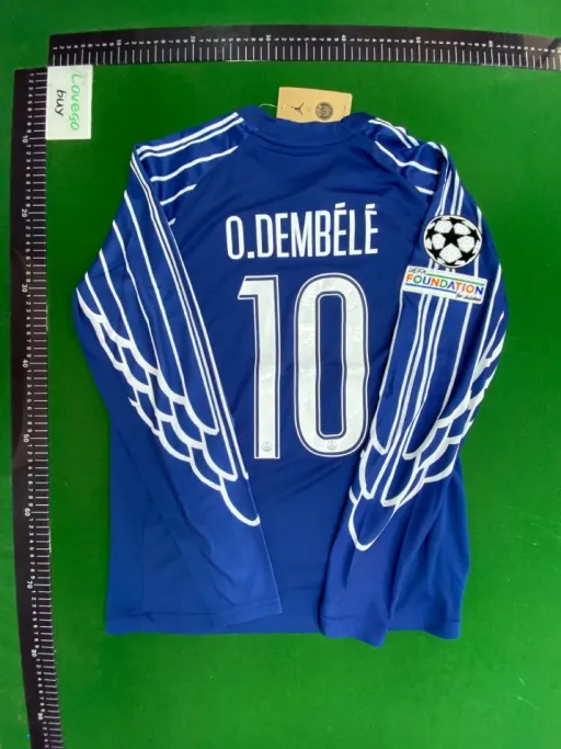 24-25 paris three long sleeve no. 10 star plus champions league fair strips