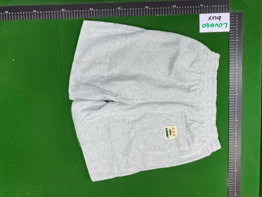 Embroidered small label - grey