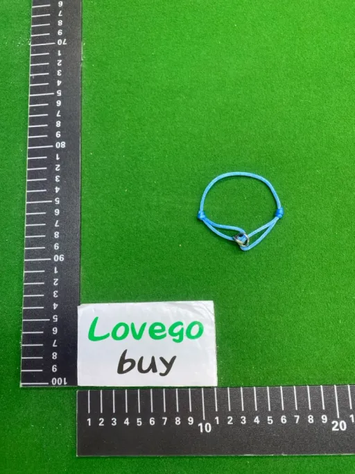 Light blue rope steel color accessories