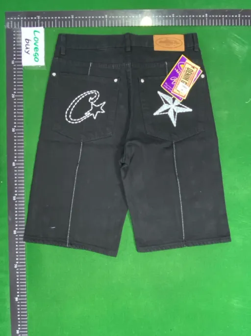 Black Jeans Shorts