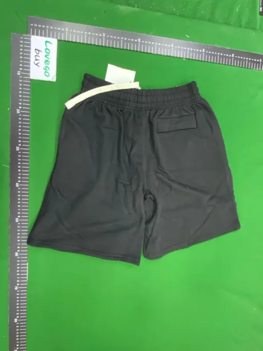 black gray shorts