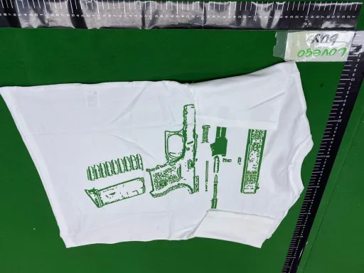 [180g]-X1 green letters (white)