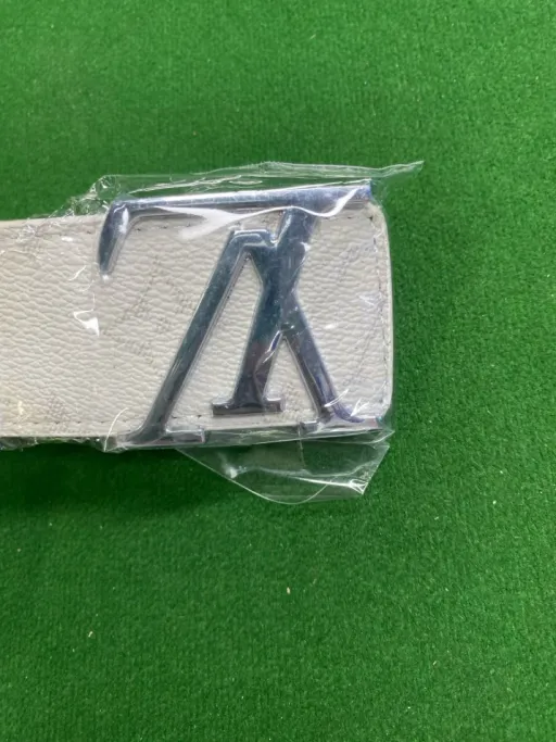 plain silver buckle