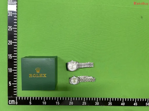 劳情侣对表日志带钻银白