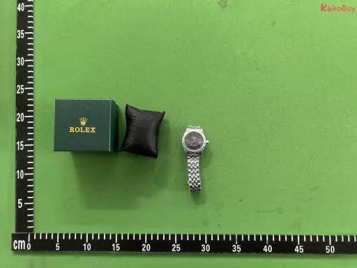 日志实心钢带罗马银灰