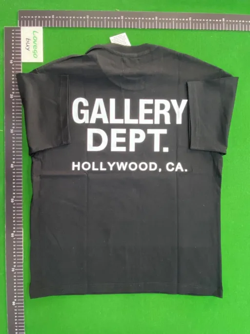 Black with white letters