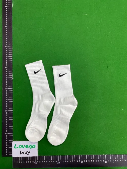 Terry-lined, over-the-knee white socks