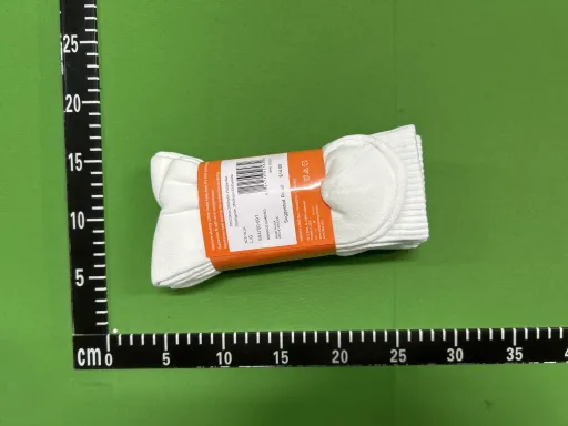 毛巾底长筒白色