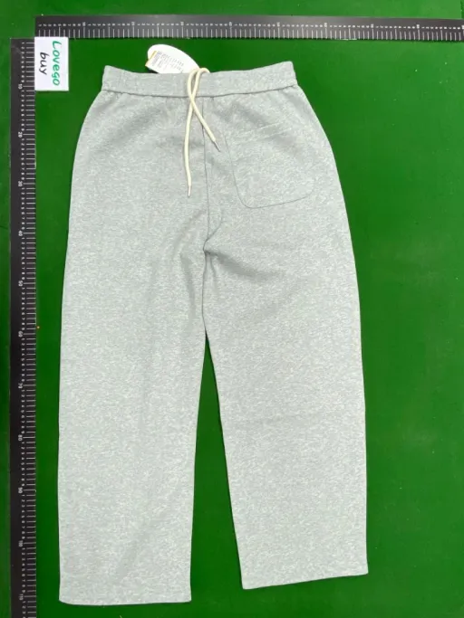 X909 (sweatpants)-flower gray