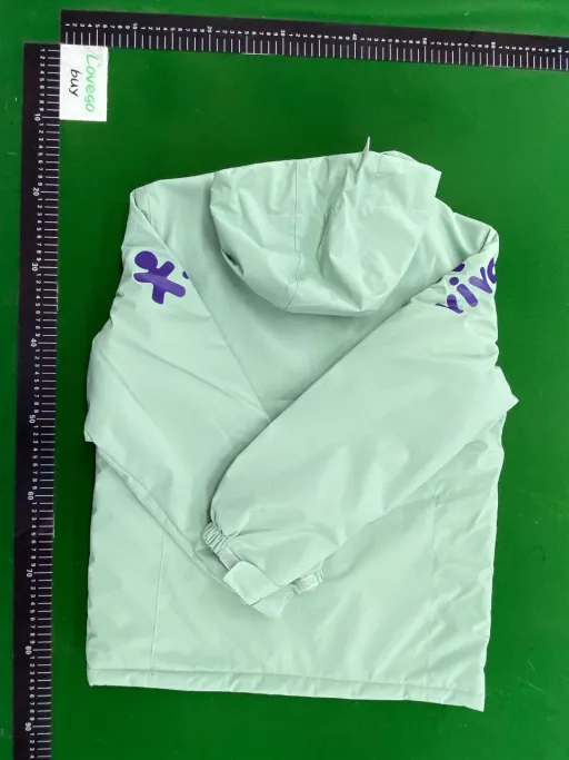 Brazilian windbreaker light green plus velvet