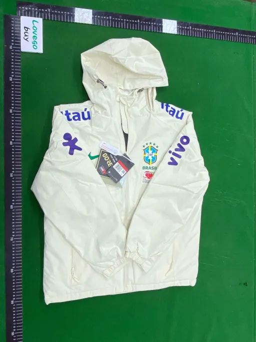 Brazilian windbreaker white plus velvet