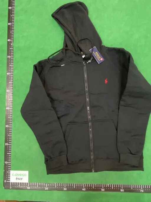 Zipper black red label