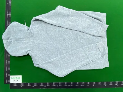 Zipper light gray green label