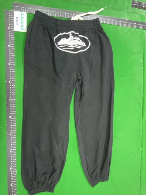 Black and white trousers