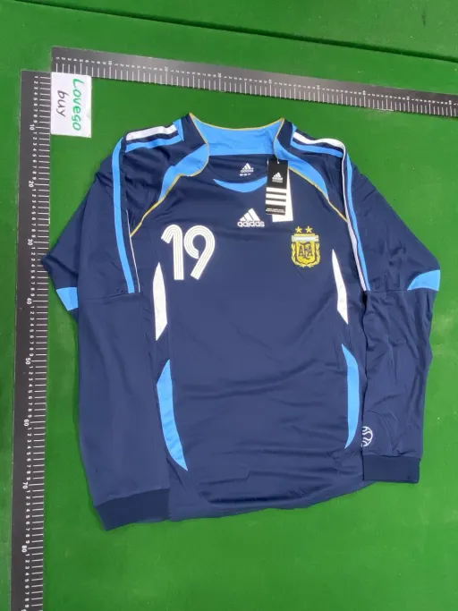 2006 argentina away game long sleeve no. 19