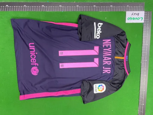 1617 Barcelona Away La Liga 2 Customized No.11