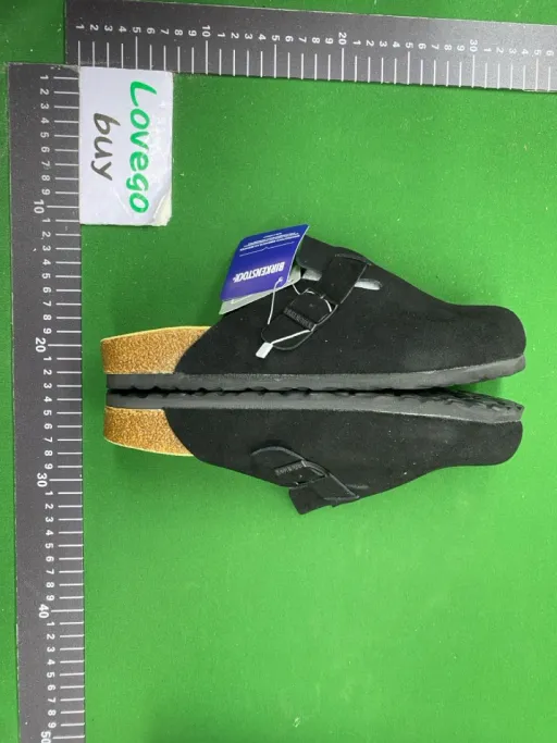 Black suede