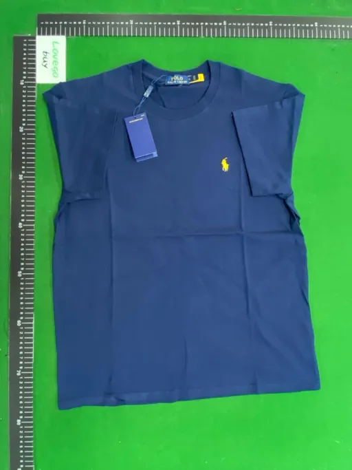 Navy blue + yellow label