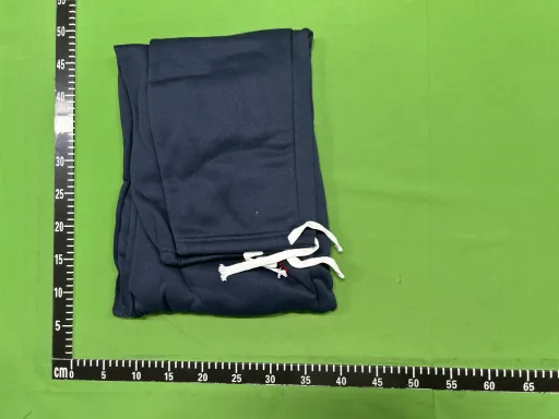 B8367脚口穿绳藏青色
