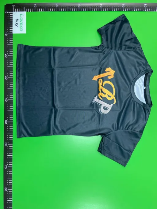 D74 black short sleeved shirt