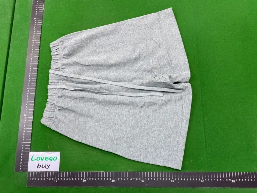 Flocked shorts dark gray