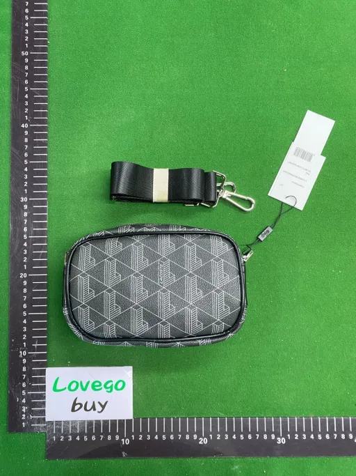 Black [printed camera bag]