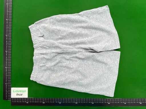 Shorts gray green label