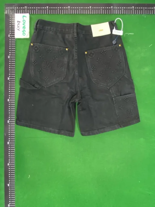 Donkey denim shorts black