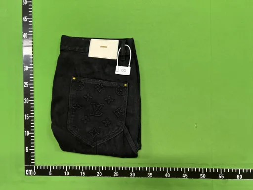 驴牛仔短裤黑