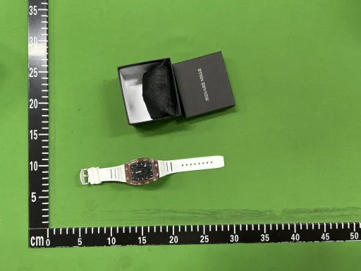 理查德骷髅头硅胶白