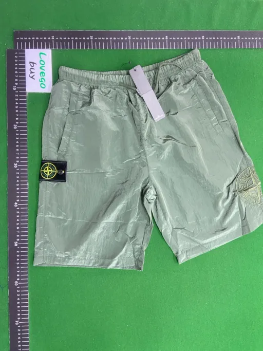Army green shorts