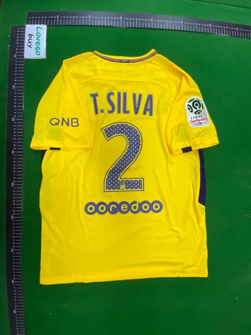 1718 paris away custom no. 2 star + league armband