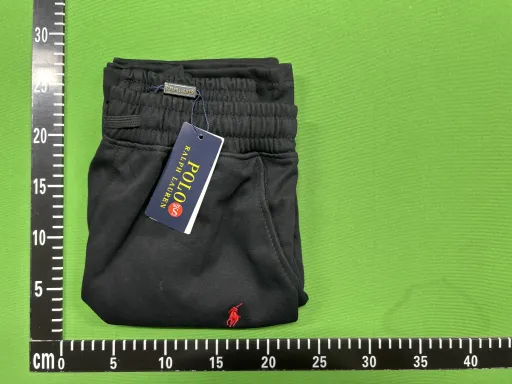 棉短裤黑色红马