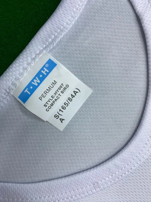 3121 white short-sleeved ice silk suit