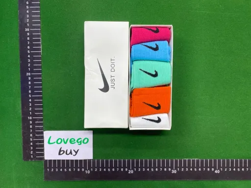 Gift box [blue + white + rose pink + green + orange]